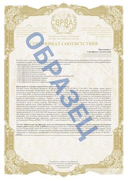 Образец Приложение к СТО 01.064.00220722.2-2020 Вольск Сертификат СТО 01.064.00220722.2-2020 